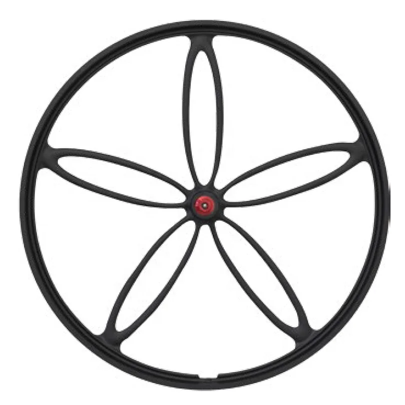 26-Inch City Bike with Magnesium Alloy 10-Spoke Wheels Front & Rear Flower Shape Bike Rims Powder Coated Disc Brake System