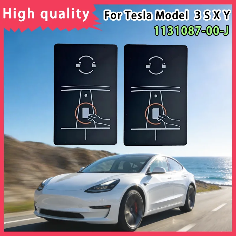 Tesla key card front view