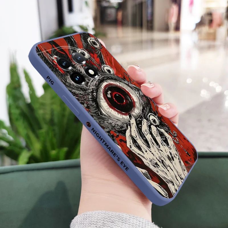 Devil Eye Liquid Silicone Phone Case