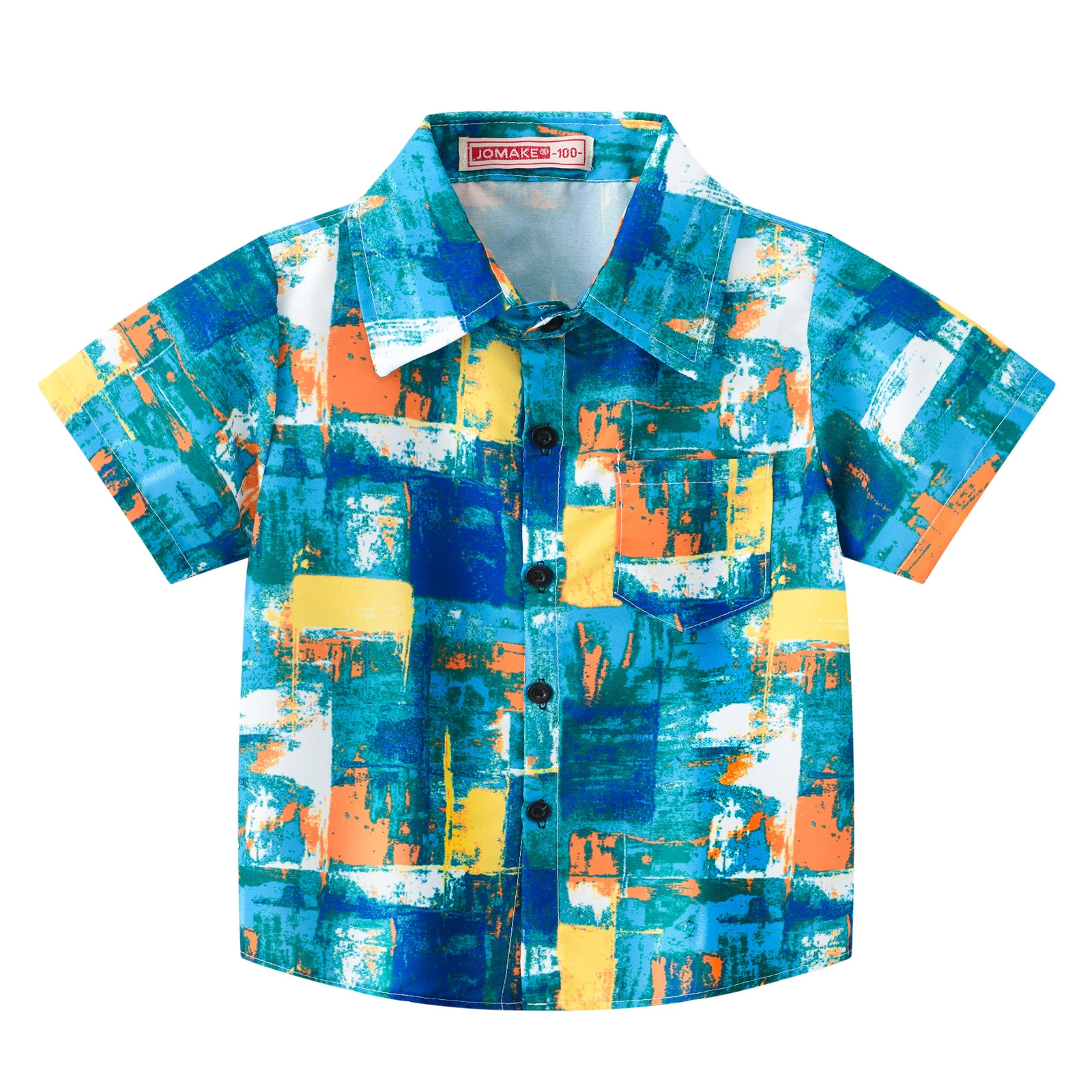 1-6 Years Baby Boys Shirt Summer Cotton Fashion Prints Thin Style Spring Baby Coat Birthday Gift New Children Clothing