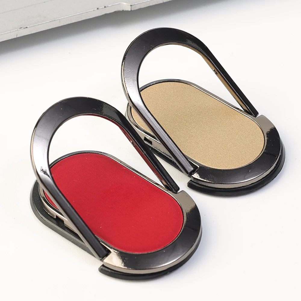 360° Rotation Oval Self-adhesive Phone Holder Multi-function Lazy Bracket for Car Magnetic Stand Anti-lost CellPhone Finger Ring