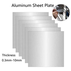 Versatile Aluminum Alloy Polished Plate - Multiple Thickness Options Available - 100x100mm (0.5mm)