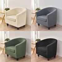1PC Elastic Tub Chair Cover Stretch Armchair Cover Club Sofa Slipcover for Living Room Couch Covers with Seat Cushion Covers 1