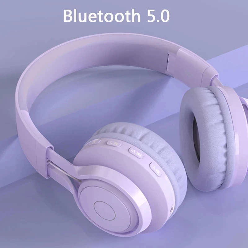 LED Wireless Bluetooth Headphone 5.0 Noise Reduction Stereo Kids