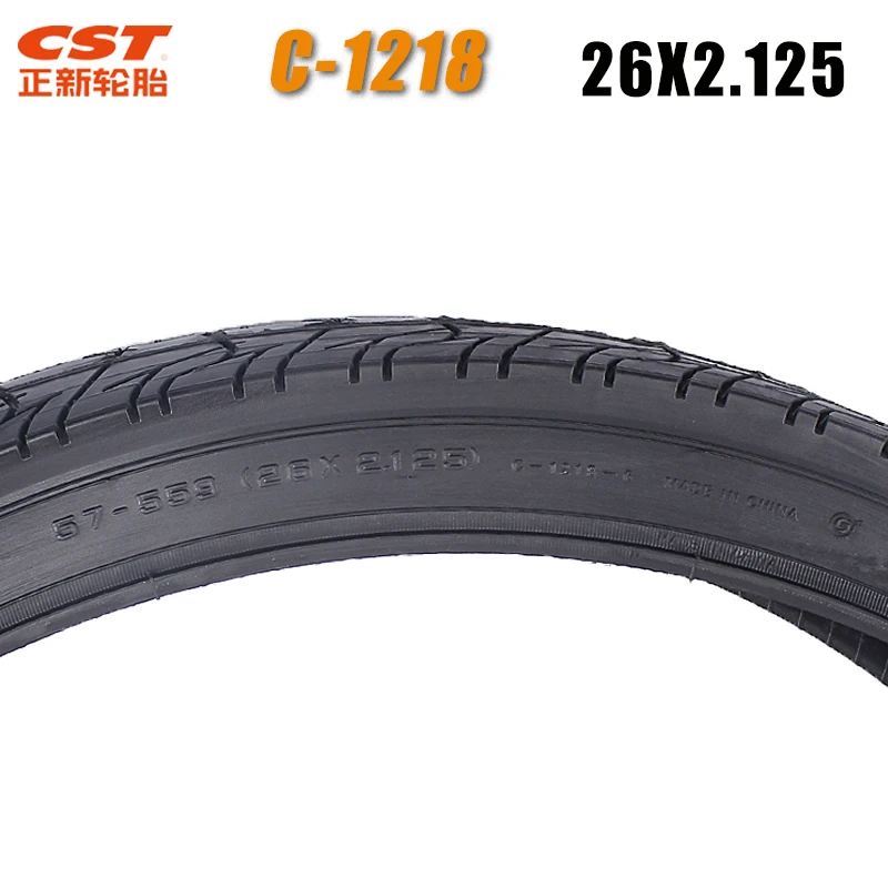 CST Mountain Bike Tire 26inch Steel Wired 26*2.125 C1218 Off Road 26er Bicicleta Pneu City MTB Bicycle Tyre