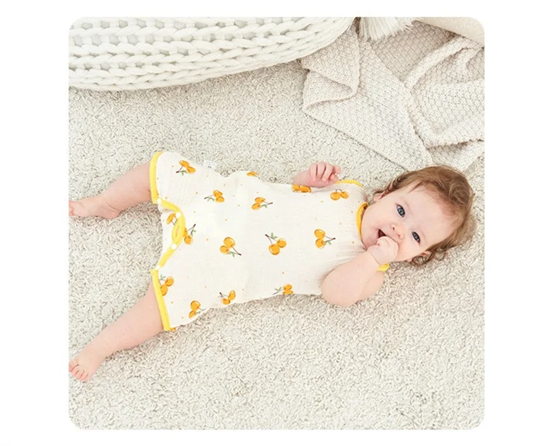 New Baby Vest Jumpsuit Summer Thin Newborn