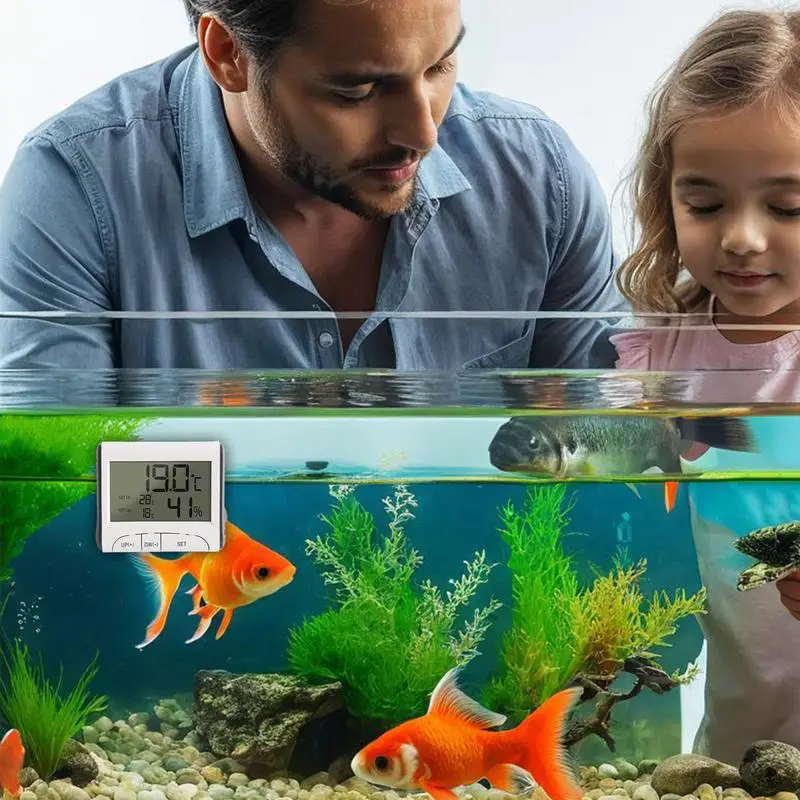 

Датчик температуры аквариума с дисплеем, датчик температуры для аквариума