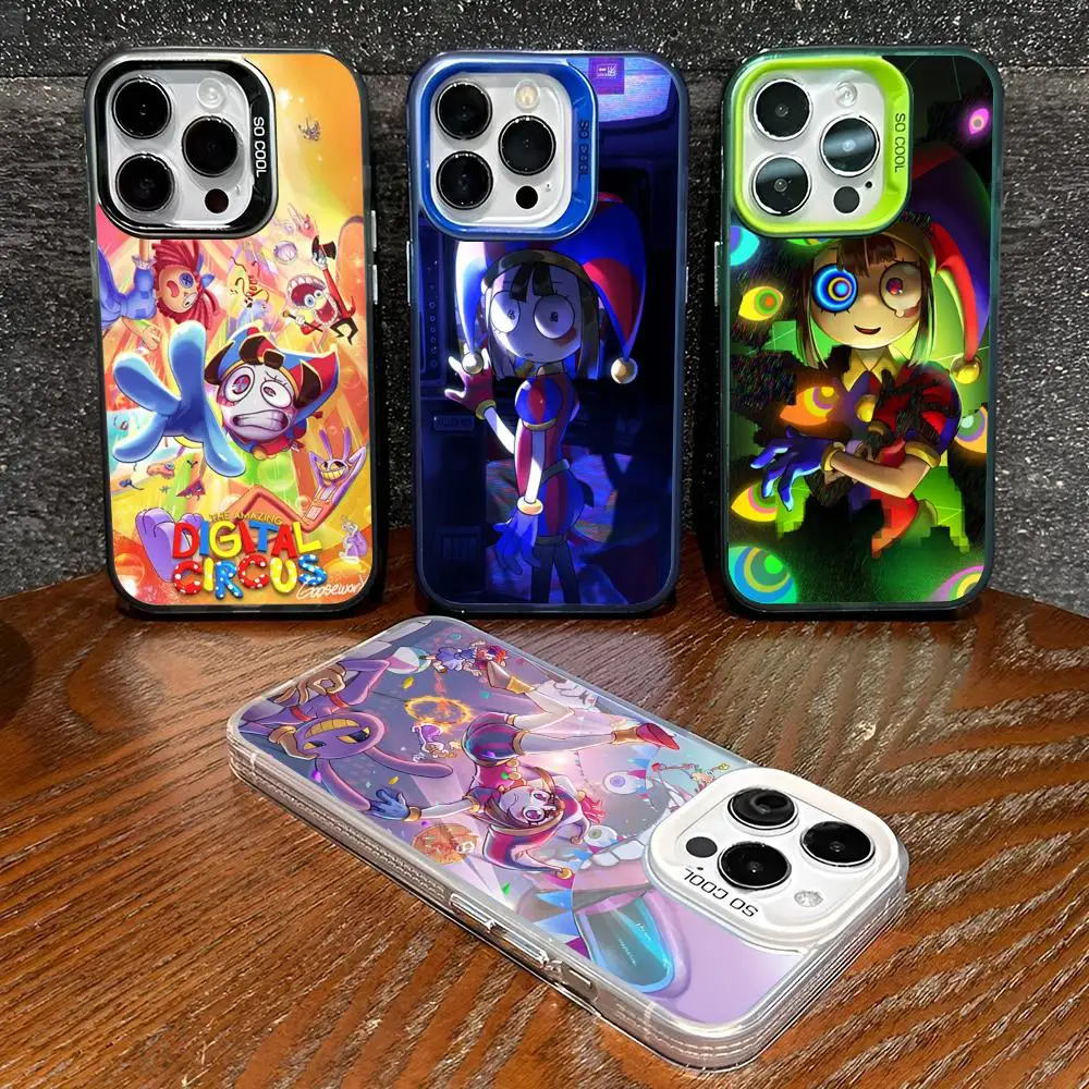 Sleek Silver Circus Phone Case