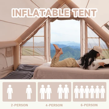 Inflatable Tent With Skylight 1