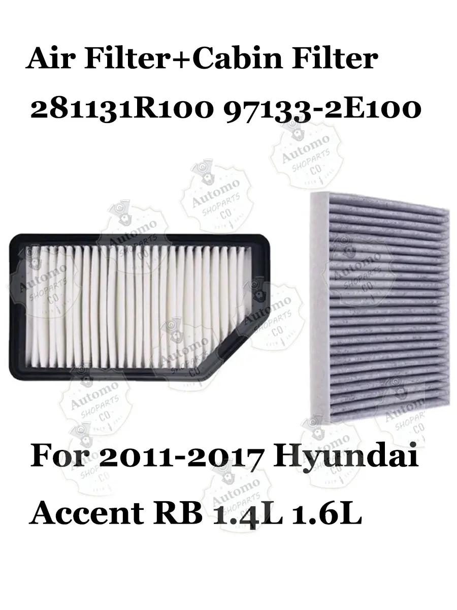 Luftfilter Innenraum filter für 2012-2016 Hyundai Akzent rb 2.5l 2.0l 2011 r100 97133-2e100 – Detail 1