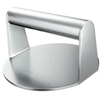 Presse à Viande Antiarina en Acier Inoxydable 430, Circulaire et Carré, Outil de Cuisine 1
