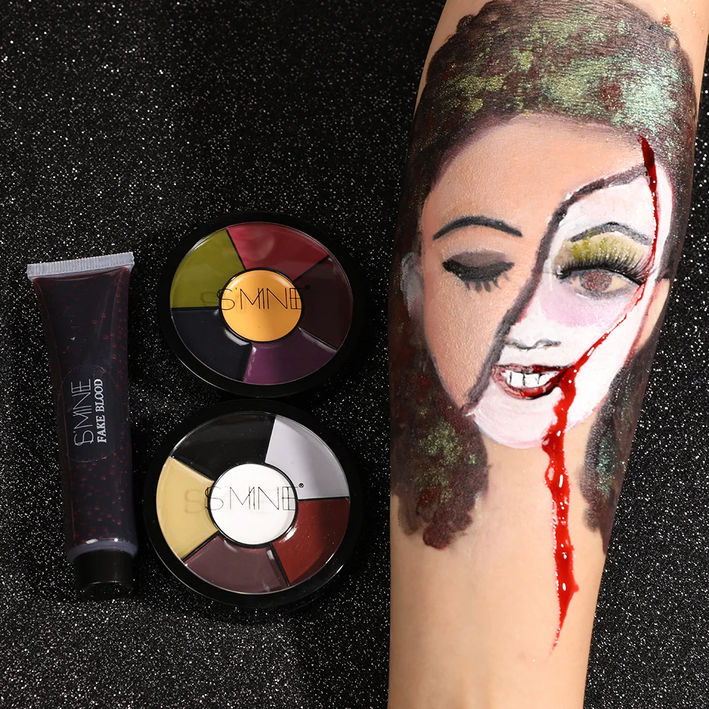 6 Colors Oil Painting Opera Facial Body Painting Makeup Non Toxic Safe
