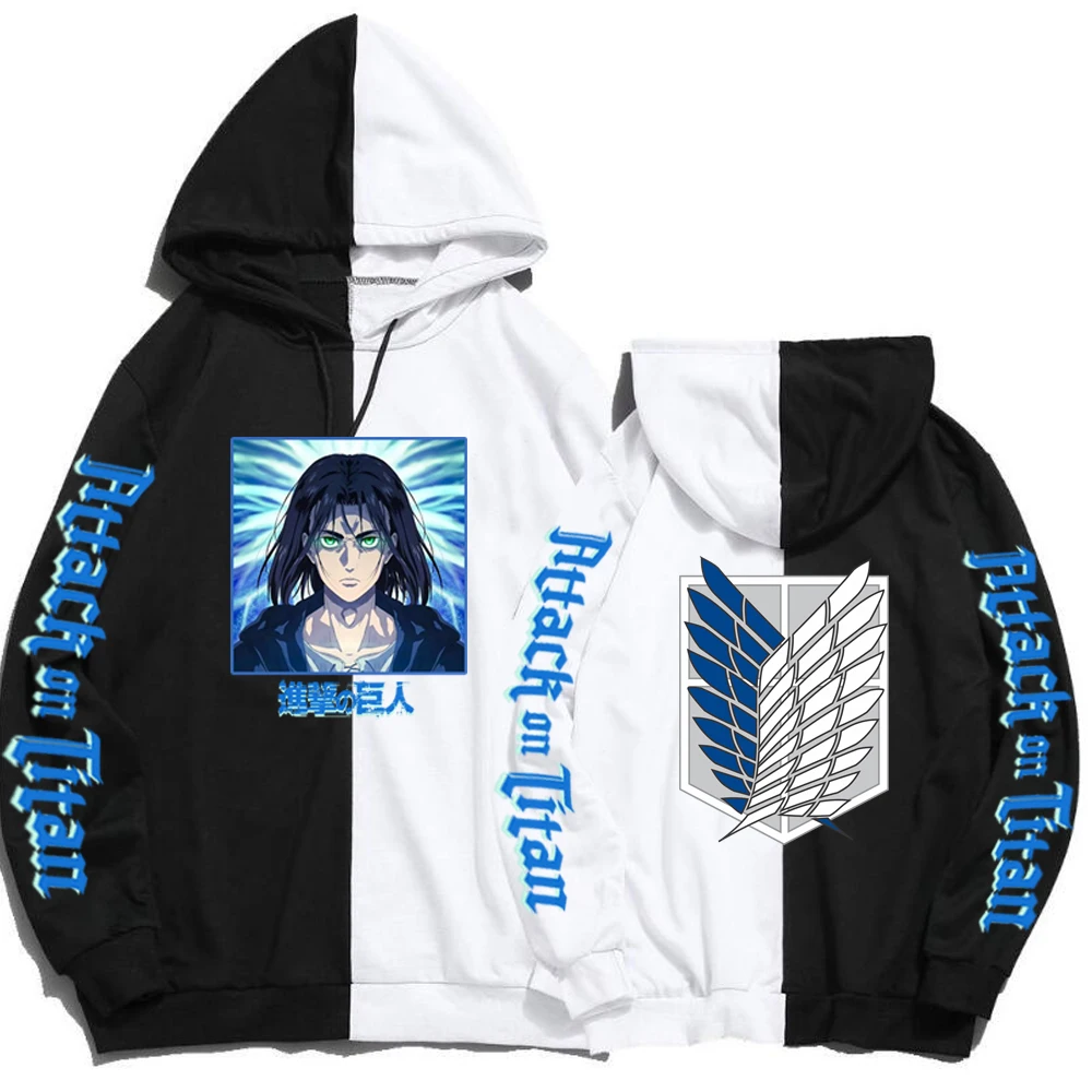 

Anime Attack On Titan Final Season Part 2 Printing Hoodies Pullover Sweatshirt Harajuku Hip Hop Clothing