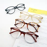 MODFANS Oversized Reading Glasses For Women and men,Classic Round Sunglasses Readers Frame with Spring Hinge +0.5 ~ +4.0 2
