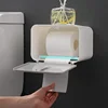 1pcs Toilet Tissue Box Toilet Paper Rack Wall-mounted Bathroom Paper Roll Tube Toilet Paper Boxes 5