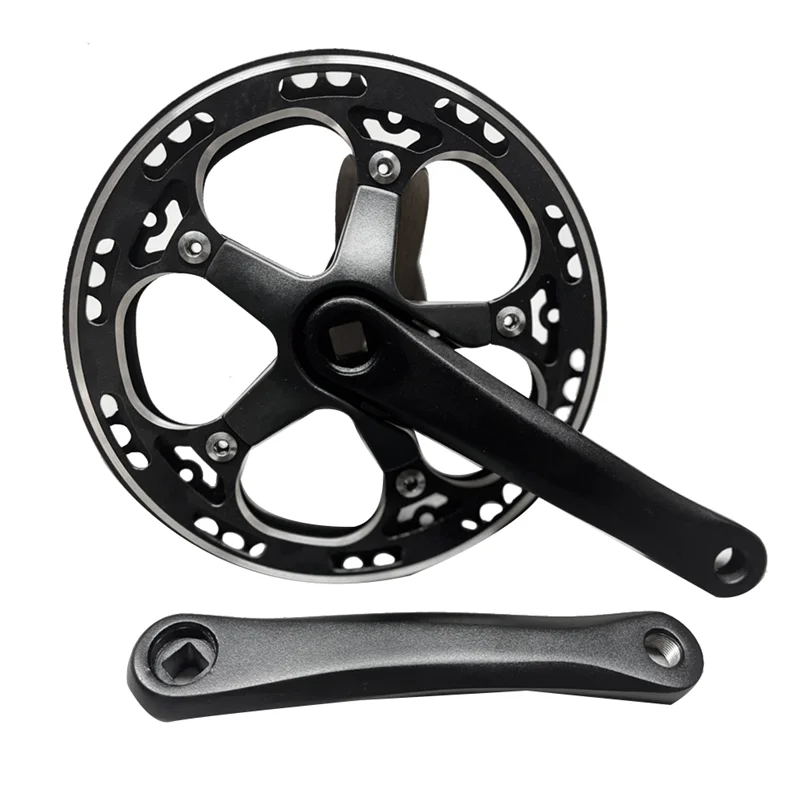48T Single Speed 170Mm Bici Da Strada Pieghevole Guarnitura Bicicletta Guarnitura Set Guarnitura Ruota Dentata Accessori