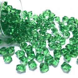 Sparkling Acrylic Crystal Gem Stones for Decorative Crafts and Events - 200 Pieces (Green)