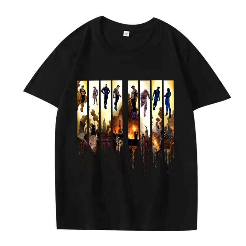 Invincible War Comic Art Classic Oversized Unisex T-Shirt - 100% Cotton, Short Sleeve Summer Collection