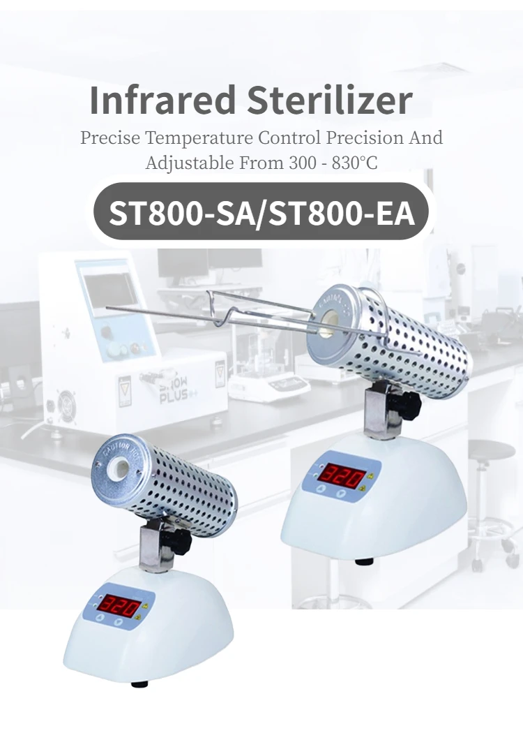 Lab Electric Heating Heat Sterilizer Replace  Lamps and Bunsen Burners Inoculati