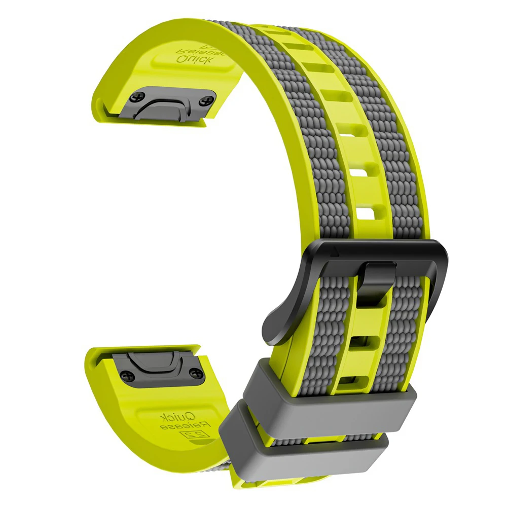 Premium QuickFit Silicone Strap for Sports Watches - 22mm/26mm