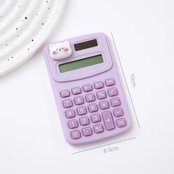 Compact Cartoon Calculator for Students and Office Supplies (Cat)