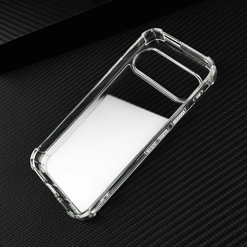 Premium Transparent Shockproof Anti-scratch Phone Case - Clear PC Hard Cover