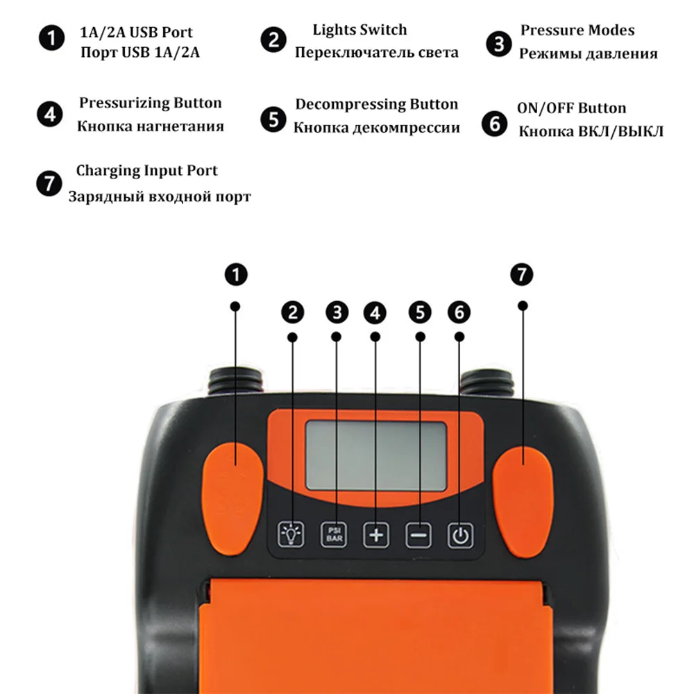DC12V sup電動エアーポンプ16PSI電動エアーポンプsup 6000内蔵