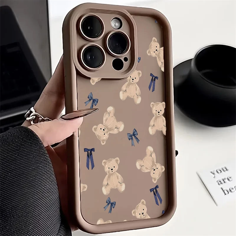 Adorable Bear Design Phone Case