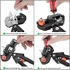 A50I Grafting Tool Kit Garden Pruner Tools For Fruit Trees Grafting Including Tapes Grafting Knife & Replacement Blades 5