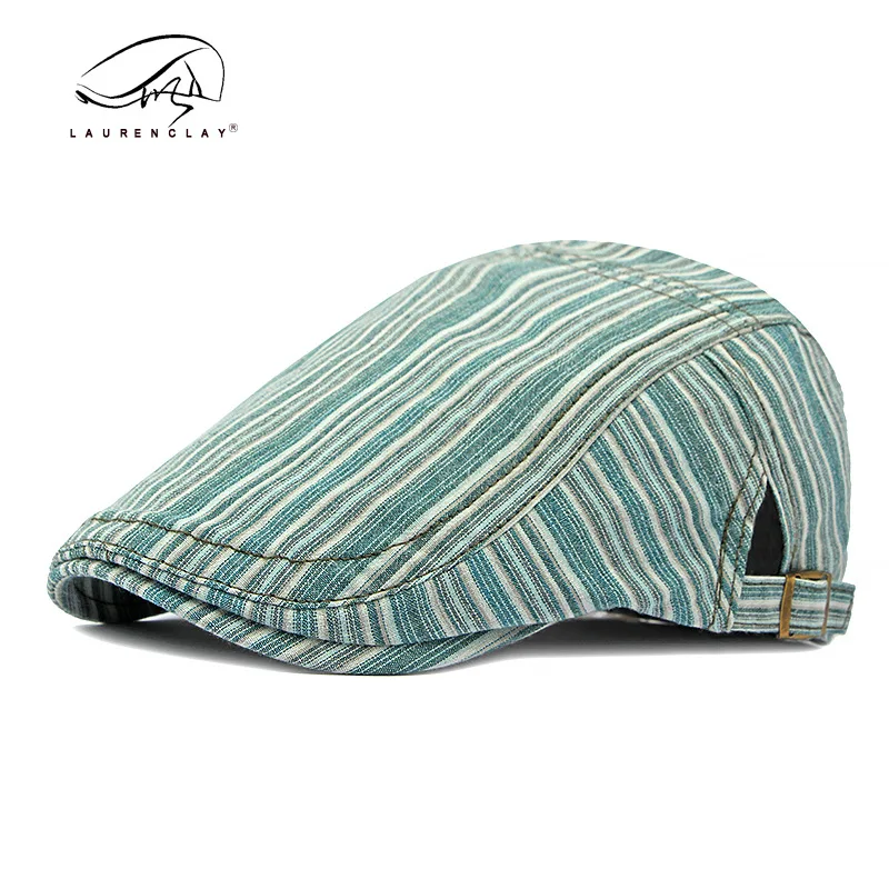 Newsboy Hats for Men Women Flat Cap Cotton Adjustable Breathable Irish Cabbie Ivy Driving Hunting Hat Vintage Kpop
