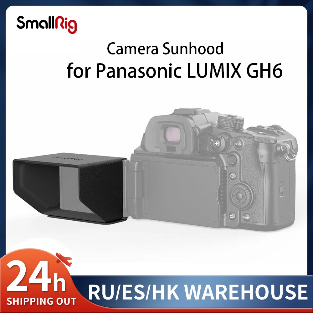 Sunhood Smallrig Per Fotocamera Panasonic Lumix Gh6 Tenda Da Sole Piatta E Leggera Piegata Per Fotocamera 3460