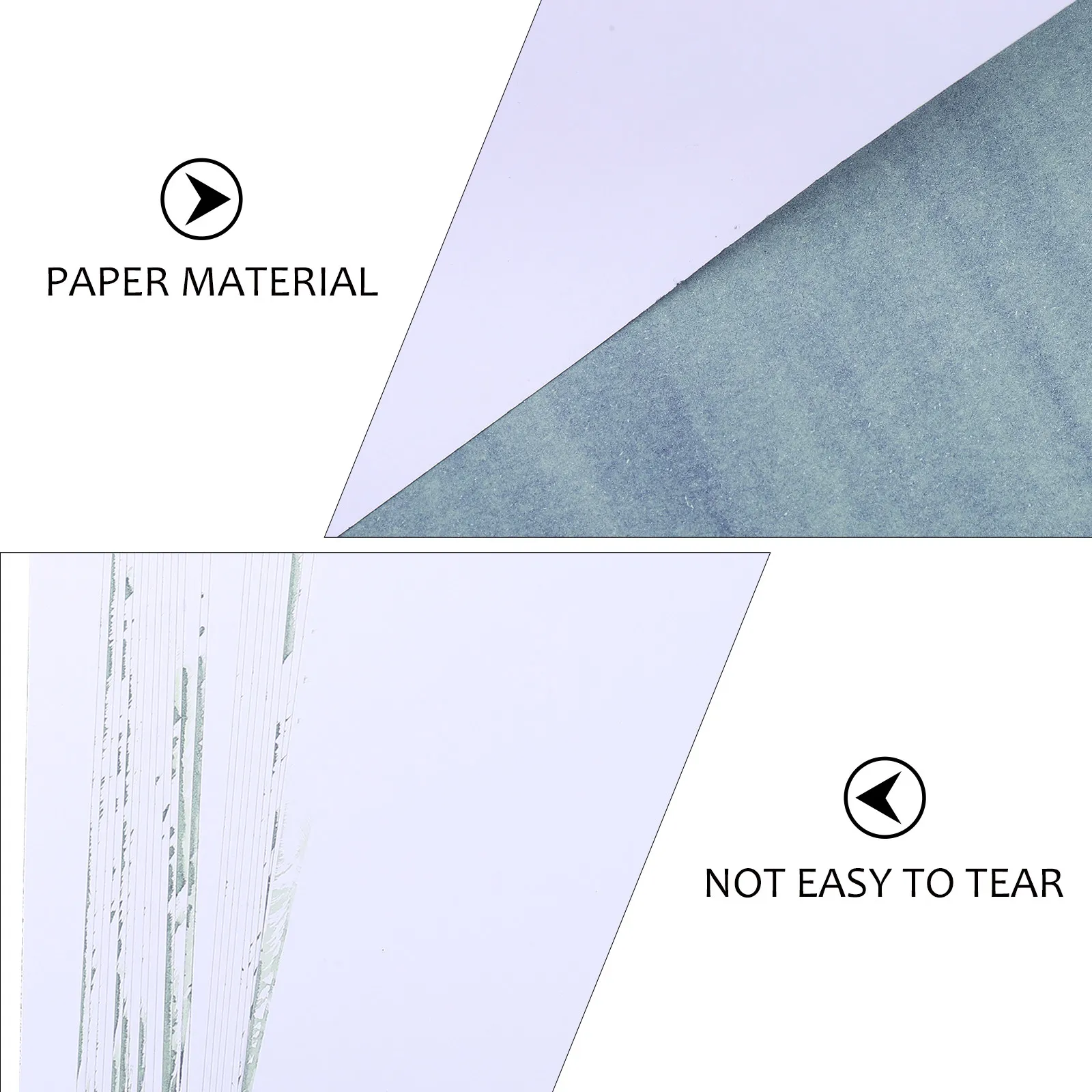 24Pcs Cyanotype Papers 프리미엄 DIY Sunprint Paper 태양 활성화 인쇄 용지 공예 DIY 프로젝트에 이상적 홈 용품