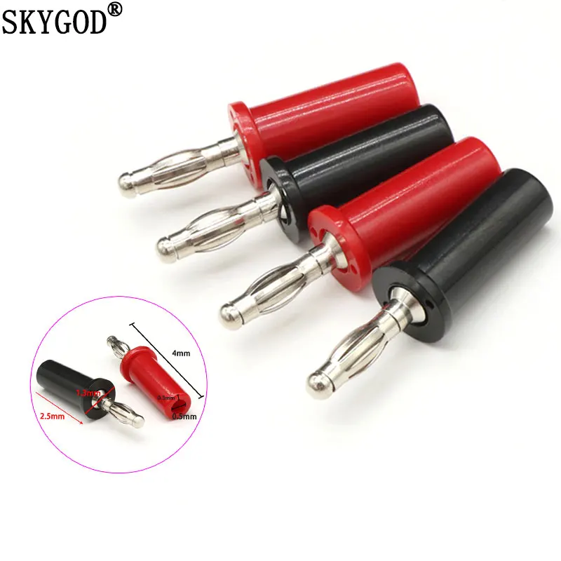 Copper Insulated Connector Copper Banana Socket Plug Copper Wire