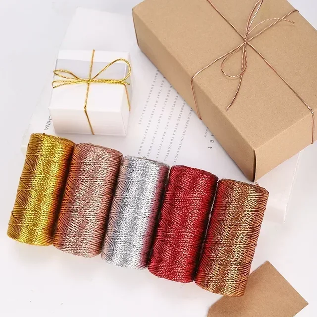 Gold Silver Macrame Cord 4