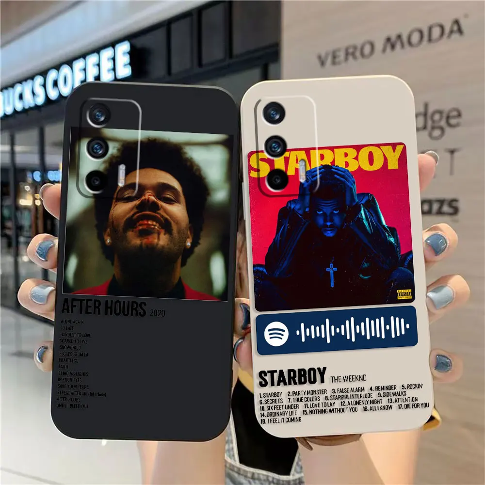 Custodia Per Oppo Realme 10 9 8 8I C30 C31 C33 C35 C55 Gt Neo 2 3 5 Narzo 50 5G Custodia Funda Cqoue Shell The Weeknd Poster Minimalista