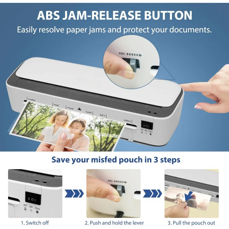 Multifunctional kitA4Lamination machine for photo documents, dual-use for both hot and cold lamination - 4