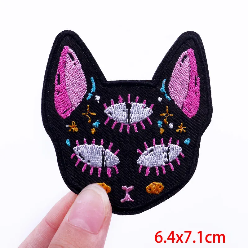 Toppa Ricamata Con Teschio E Farfalla – Patch Termoadesiva Da Stiro, Stile Gotico Punk Rock Per Vestiti, Borse, Giacche (8,5x7 Cm)