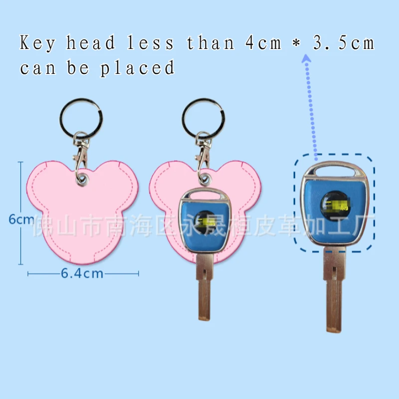 Porte-Cles Clefs Keychain Simili Cuir Tic Tac Disney Art