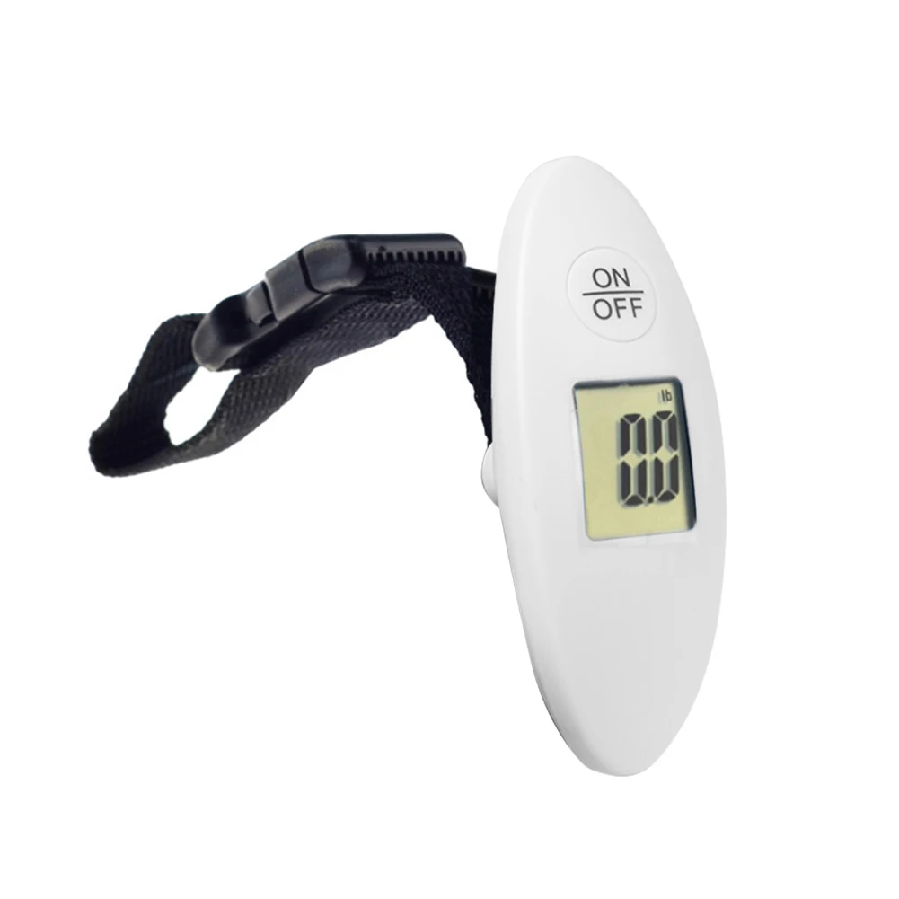 1Pc 40kg/100g LCD Digital Electronic Luggage Scale Portable Suitcase Scale Handled Travel Bag Weighting Fish Hook Hanging luggage scale luggage weight scale