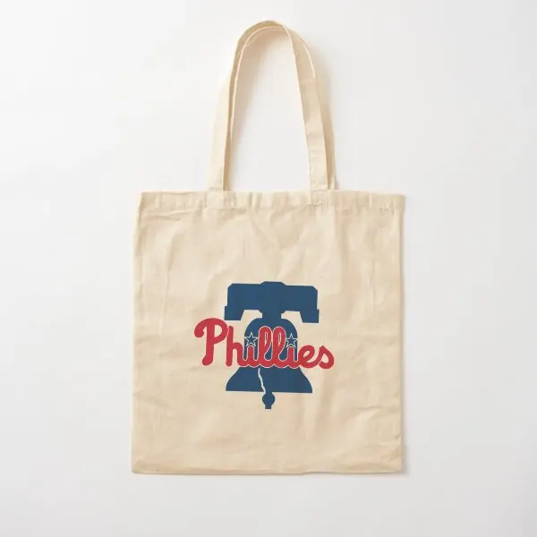

Хлопчатобумажная Холщовая Сумка Phillies, модная повседневная сумка, Женская продуктовая сумка для путешествий, многоразовая Складная унисекс сумка с принтом