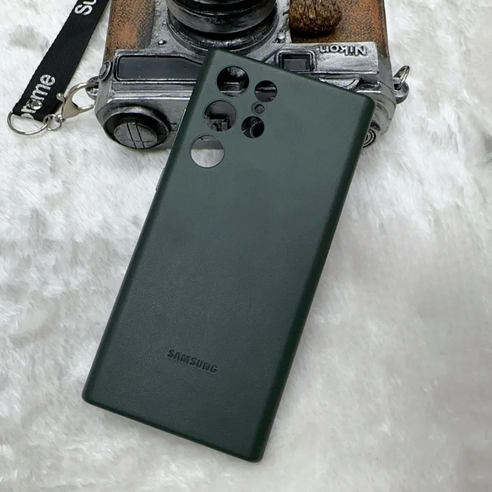 Original Vegan Leather Phone Case with All-Inclusive Lens Protection and Gift Box