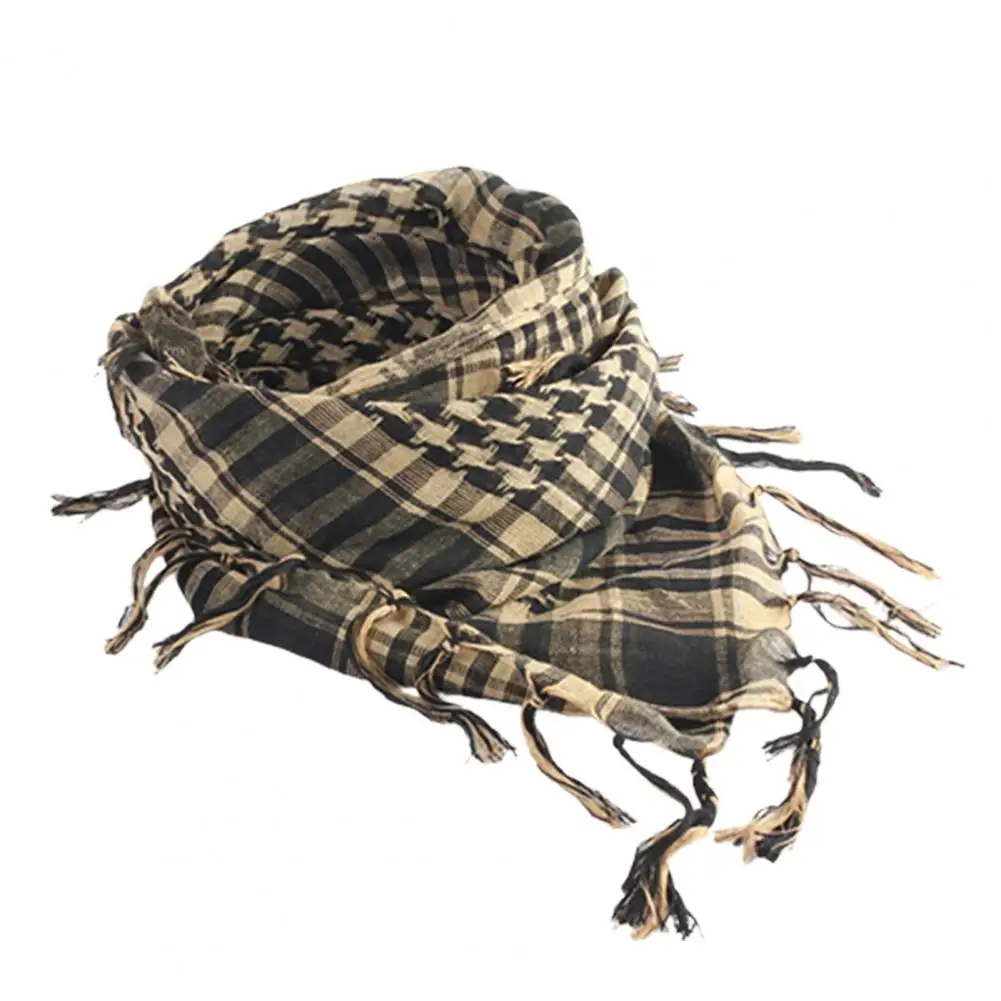 Pashmina Plaid Keffiyeh Scarf Muslim Hijab Tactical Desert Arab Scarves Windy Military Camping Scarf - Hiking Scarves - AliExpress