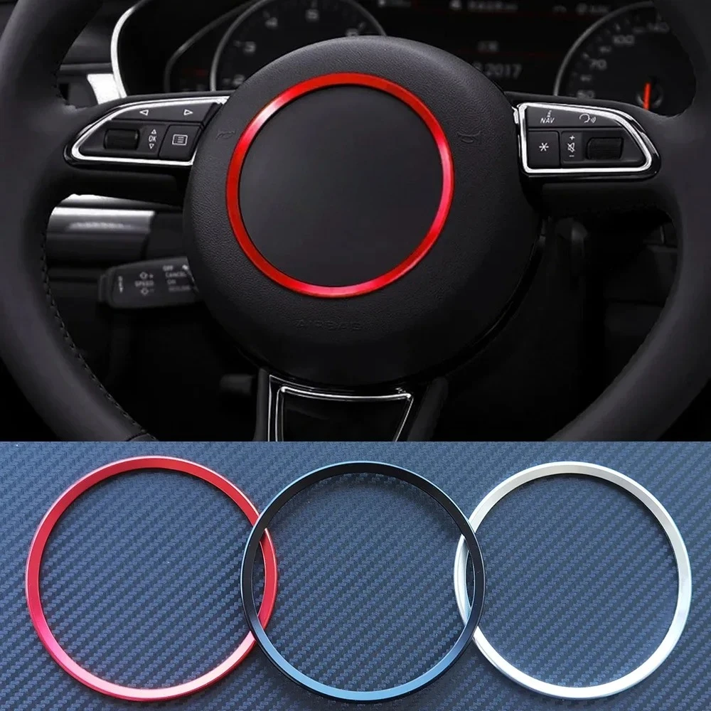 Luxury Car Steering Wheel Decoration Ring Trim Cover Sticker
