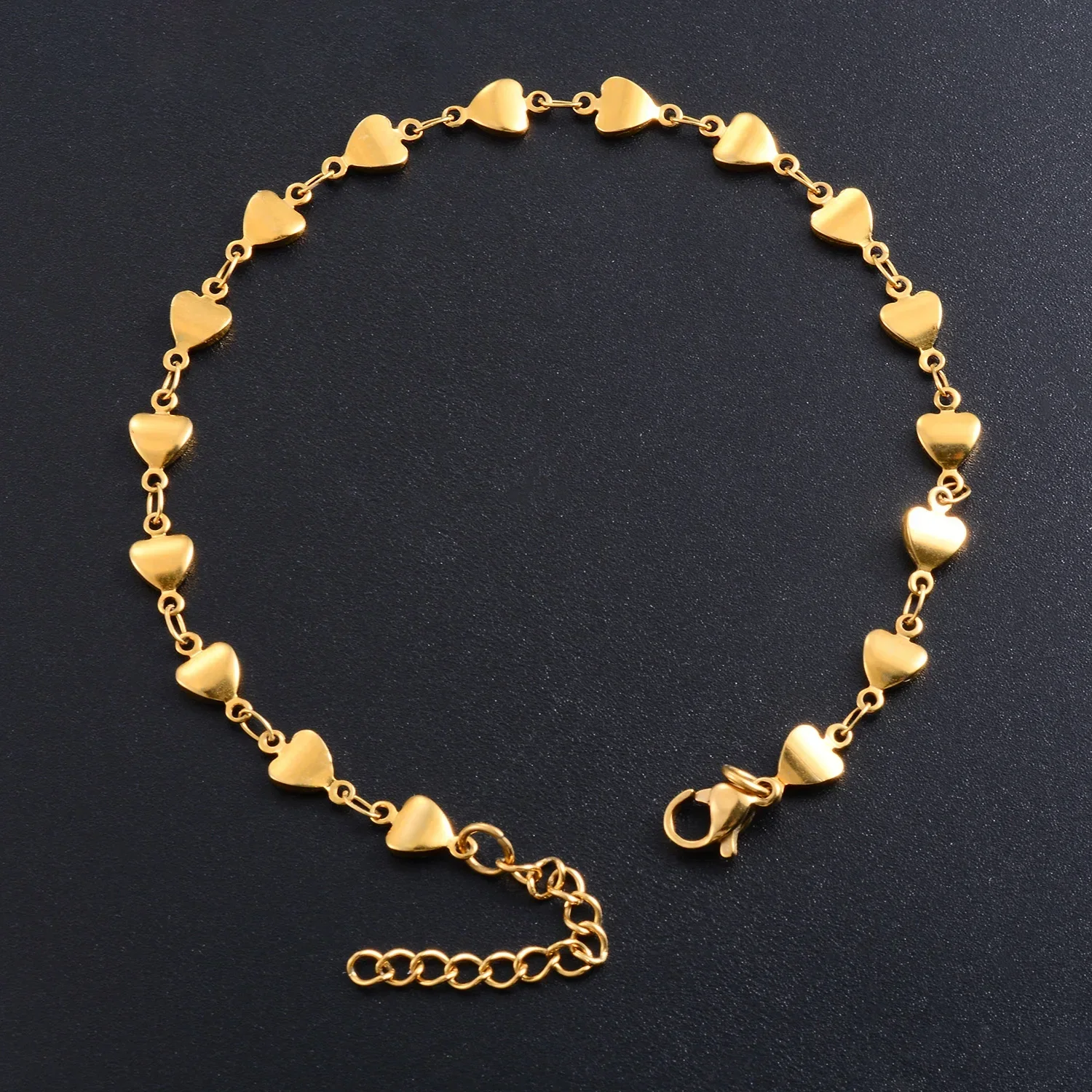 Bracelet Jewelry for Women Girl Stainless Steel 18K Gold Plated