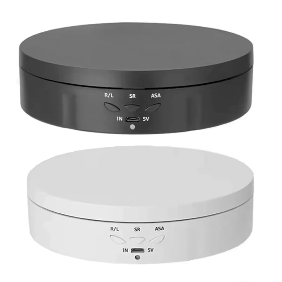 Motorised Rotating Mirror Display Stand 360 Degree Turntable Jewellery Holder USB Power Supply Rotating Shooting Three Speeds jewelry display stand rotating display stand rotating turntable plate