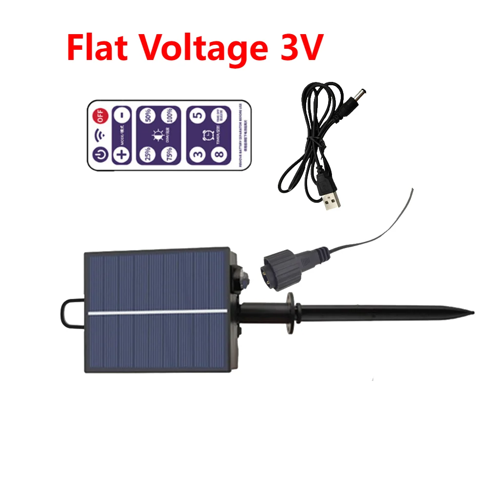 ตัวเลือกสินค้า กล่องพลังงานแสงอาทิตย์ 24V พร้อมไฟ LED ตกแต่งสวน