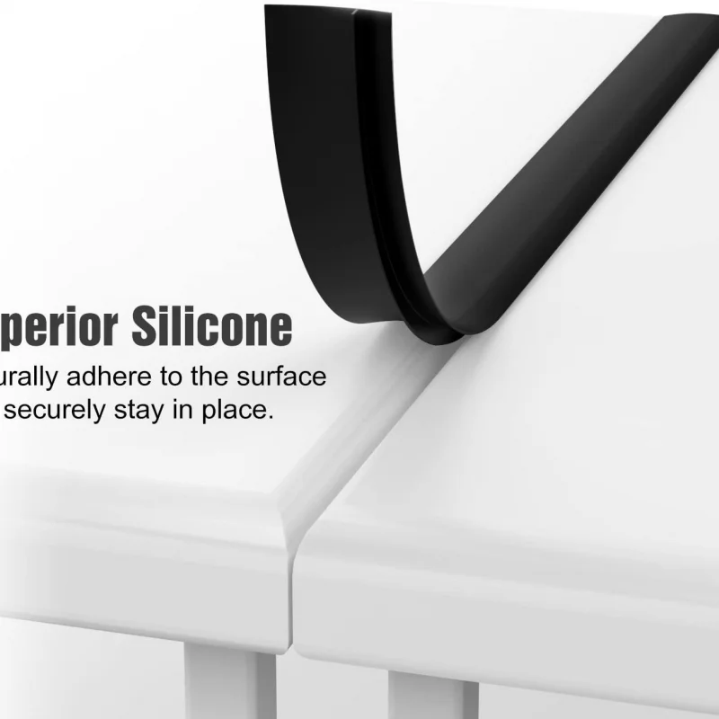 Kitchen Silicone Stove Counter Gap Cover T-Shaped Spills Between Counter Oil Dust Seal Rubber Strip for Gas Stove Protector