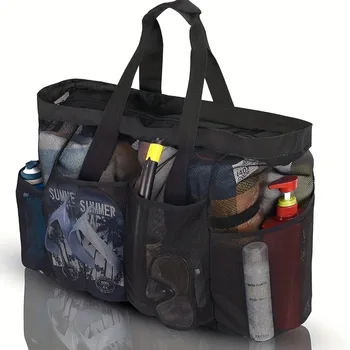 Mesh Beach Tote Bag 1