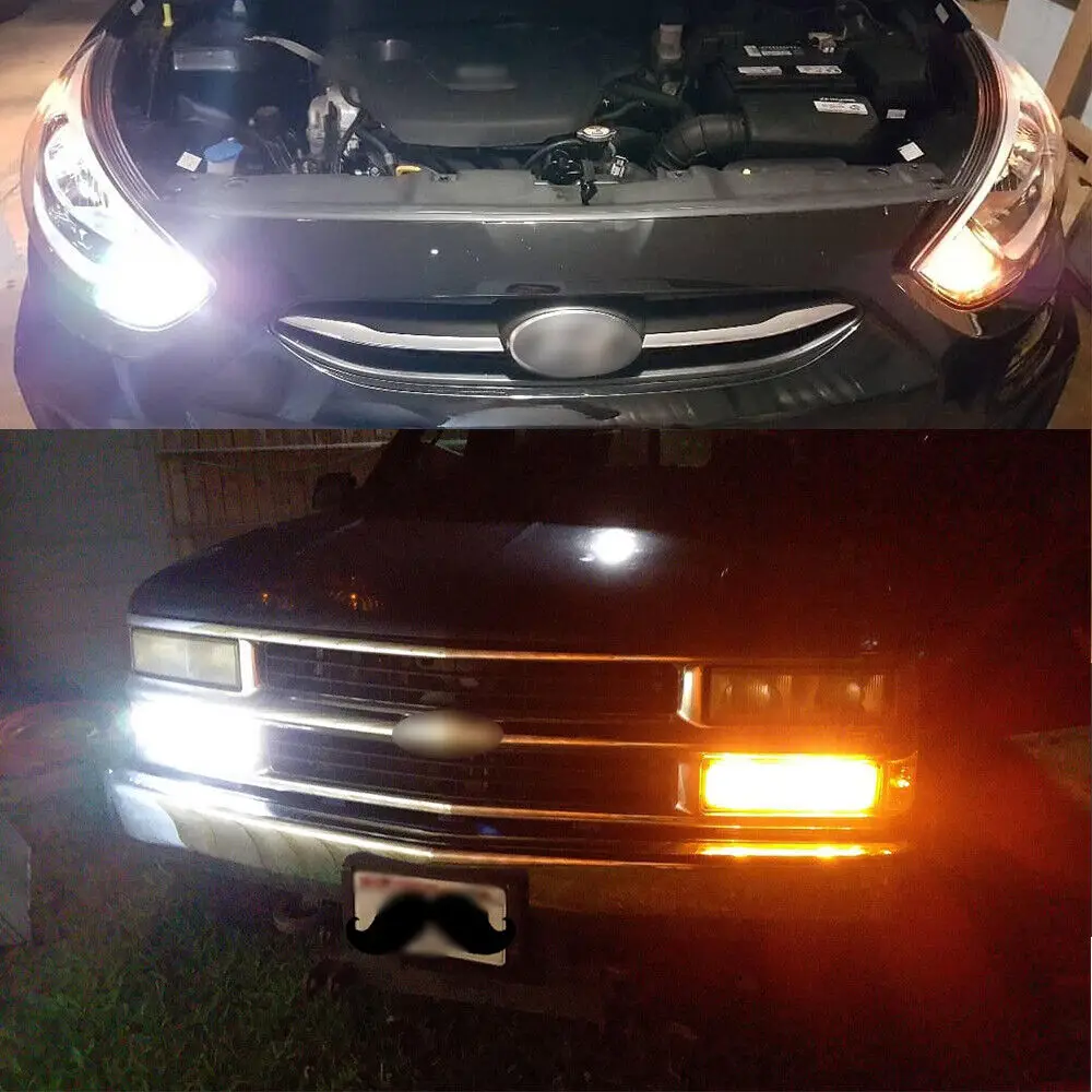7440 3030 LED ĵ,  ÷ , ȭƮ ڹ  ÷ ġ, DRL  õ , 2x7443, W21, 5W, T20