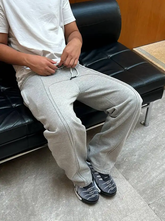 Y2K Streetwear Baggy Pants men women High Street Trendy Straight Casual Pants Harajuku Retro Splicing Oversized Sweatpants wide leg pants fashion pants fashionable wide leg pants